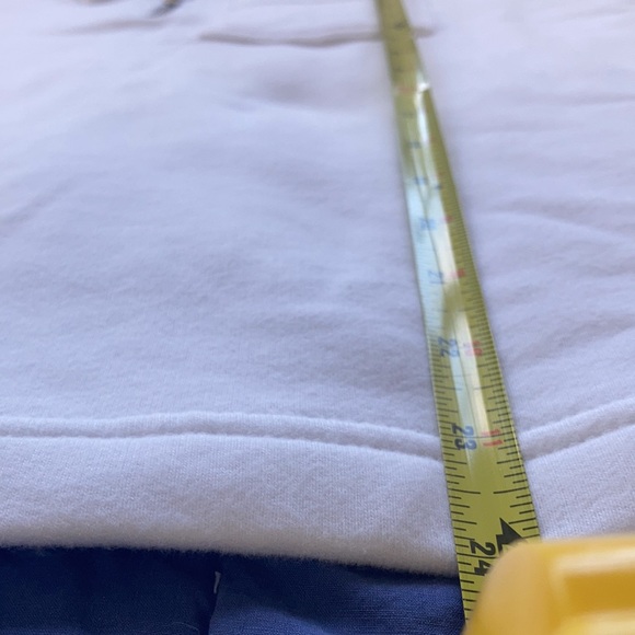 Lands’ End Serious Sweats white pullover, S/P (6-8) - Picture 7 of 7